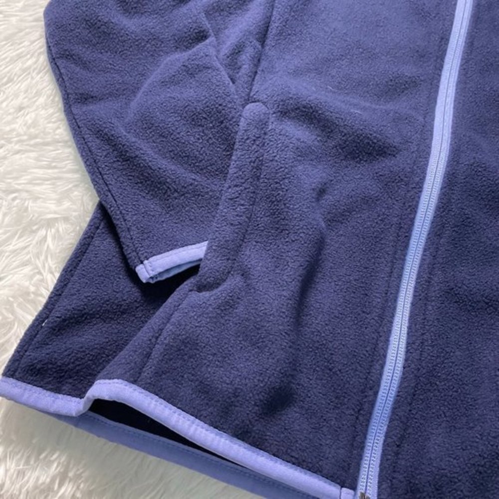AMAZON ESSENTIALS Navy Fleece Hooded Jacket Large 9/10 - Picture 3 of 10